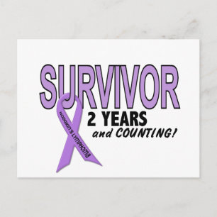 Hodgkins Lymphoma 2 jaar Survivor Briefkaart