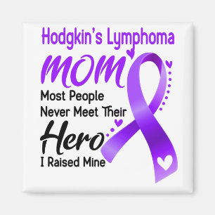 Hodgkin's Lymphoma Awareness Month Ribbon Gifts Magneet