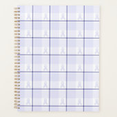 Hodgkin's Lymphoma Awareness Plaid Lavender Ribbon Planner (Voorkant)