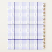 Hodgkin's Lymphoma Awareness Plaid Lavender Ribbon Planner (Achterkant)