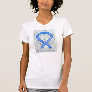 Hodgkins Lymphoma Awareness Ribbon Angel Shirt