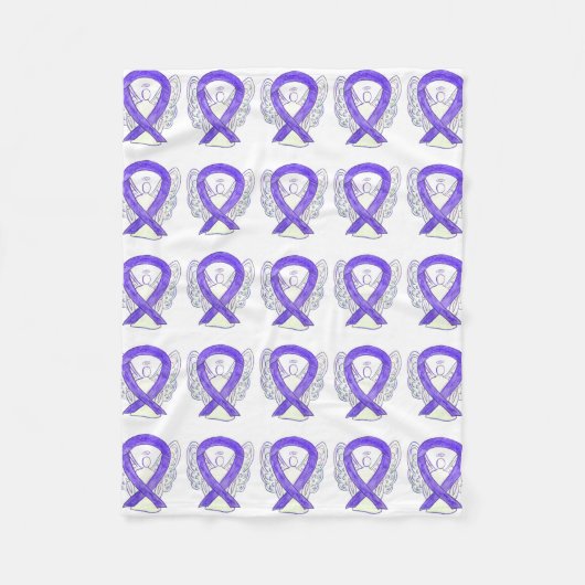 Hodgkin's Lymphoma Awareness Ribbon Soft Blankets Fleece Deken (Voorkant)