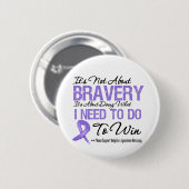 Hodgkins Lymphoma Cancer Battle Ronde Button 5,7 Cm (Voorkant /achterkant)