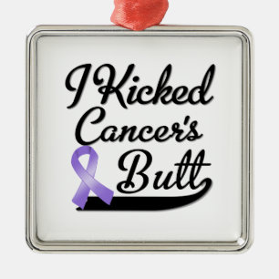 Hodgkins Lymphoma Cancer Ik heb het geschopt Metalen Ornament