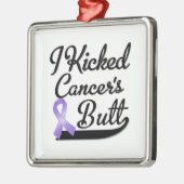 Hodgkins Lymphoma Cancer Ik heb het geschopt Metalen Ornament (Links)