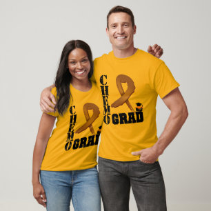 Hodgkin's Lymphoma Chemo Afstudeerder T-shirt