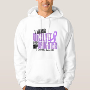 Hodgkins Lymphoma Ik Draag Violet voor mijn dochte Hoodie