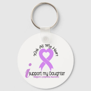 Hodgkins Lymphoma Ik steun mijn dochter Sleutelhanger