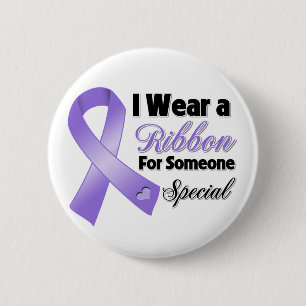 Hodgkins Lymphoma Ribbon - Speciaal Ronde Button 5,7 Cm