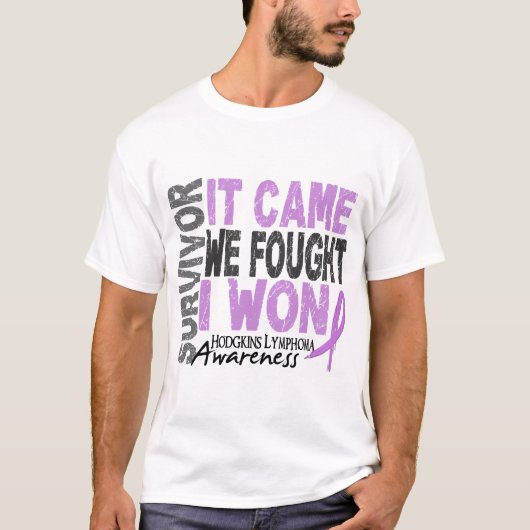 Hodgkins Lymphoma Survivor dat we vonden dat ik wo T-shirt (Voorkant)
