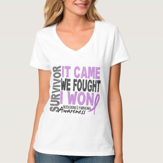 Hodgkins Lymphoma Survivor dat we vonden dat ik wo T-shirt (Voorkant)