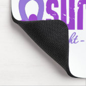 Hodgkins Lymphoma Survivor Flower Ribbon Muismat (Hoek)