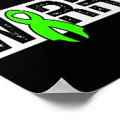 Hodgkins Lymphoma Warrior Cancer Awareness Support Poster (Hoek)