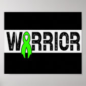Hodgkins Lymphoma Warrior Cancer Awareness Support Poster (Voorkant)