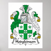 Hodgkinson Family Crest Poster (Voorkant)