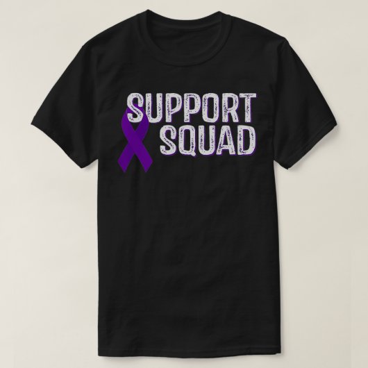 Hodgkinu2019s Lymphoma Awareness Support Squad T-shirt (Design voorkant)