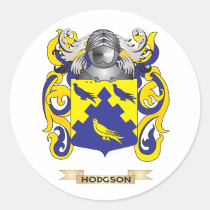 Hodgson Coat of Arms (gezinscrest) Ronde Sticker