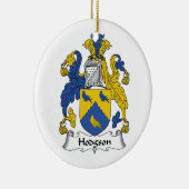Hodgson Family Crest Keramisch Ornament (Rechts)