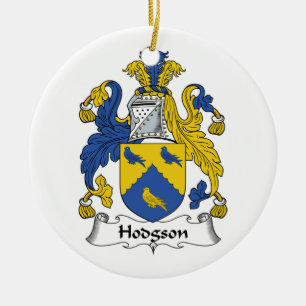 Hodgson Family Crest Keramisch Ornament