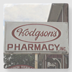 Hodgson's Pharmacy Athens Georgia Marble Onderzett Stenen Onderzetter