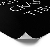 Hodie mihi cras tibi poster (Hoek)