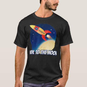 HODL aan de Crypto van de Raket DGB van de Crypto T-shirt