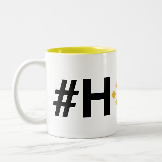 #HODL Binance (BNB) Mok met twee tonen (Links)