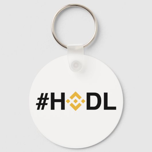 #HODL Binance (BNB) Sleutelhanger (Voorkant)
