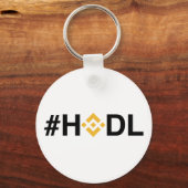 #HODL Binance (BNB) Sleutelhanger (Voorkant)