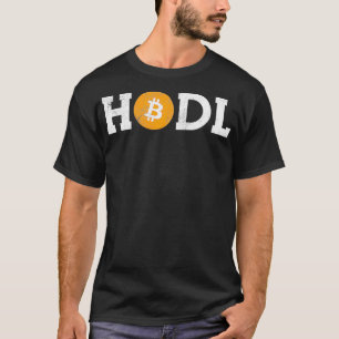 Hodl Bitcoin Hodl  Afgekeurde Bitcoin Logo T-shirt