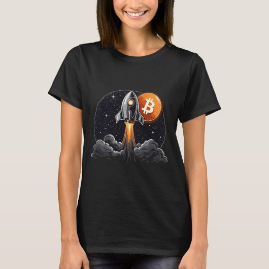 HODL Bitcoin naar de Maan T-shirt (Voorkant)