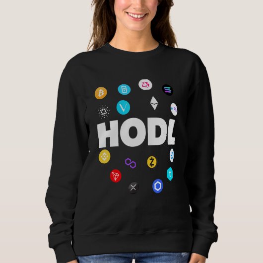 Hodl Bitmunt Ethereum Cardano Xrp Cryptocurrency B Trui (Voorkant)
