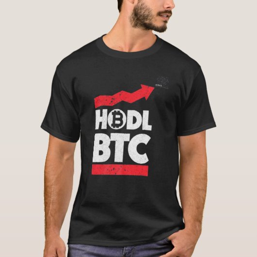 Hodl Btc T-shirt (Voorkant)