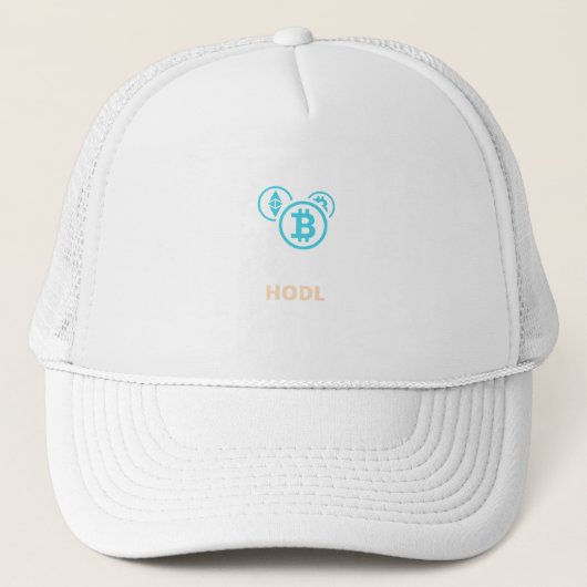 HODL - cryptovaluta Trucker Pet (Voorkant)
