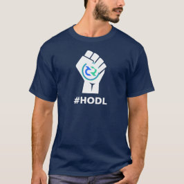 HODL Decred DCR Logo: Wit T-shirt