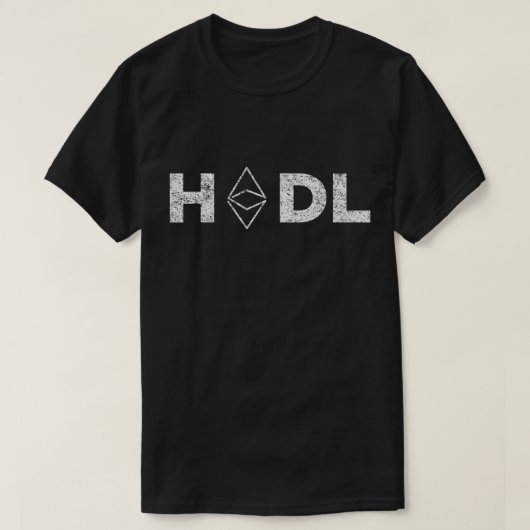 HODL Ethereum Crypto Trader T-shirt (Design voorkant)