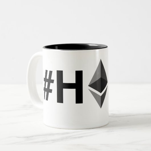 #HODL Ethereum Mok (Voorkant links)