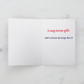 HODL Het Geschenk Crypto Kerstkaart Bitcoin Houder Bedankkaart (Binnen)