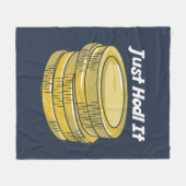 HODL it Cryptocurrency Gag Polo Fleece Deken (Voorkant (Horizontaal))