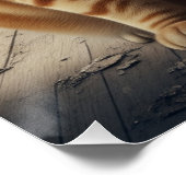 HODL & Kibble: Bitcoin Baron Cat Perfect Poster (Hoek)