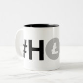 #HODL Litecoin Mok (Voorkant links)