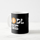 Hodl me Bitcoin Koffiemok (Voorkant links)