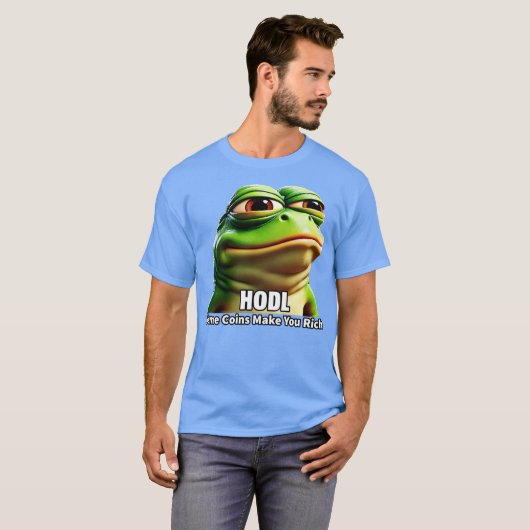 HODL Meme Coins T-shirt (Voorkant volledig)