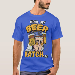 HODL My Beer and Watch this Cryptocurrency BTC T-shirt