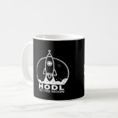 HODL - naar de maan Koffiemok (Voorkant links)