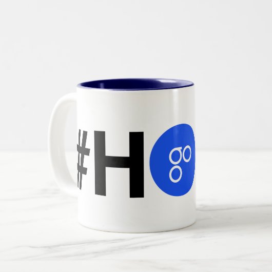 #HODL OmiseGO Mok met twee tonen (Voorkant links)