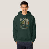 HODL Patience Bitcoin Trading Chart Hoodie (Voorkant volledig)