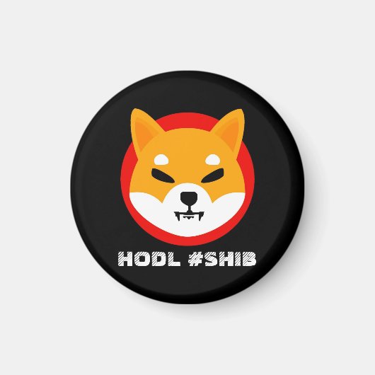 HODL SHIB MAGNEET (Voorkant)