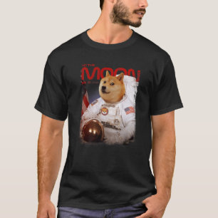 HODL SHIB naar de motorastronaut Shiba Inu Token C T-shirt
