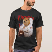 HODL SHIB To The Moon Astronaut Shiba Inu Token Cr T-shirt (Voorkant)